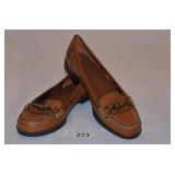 Brown Etienne Aigner Shoes-Size 6-Loafers