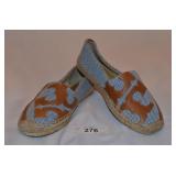 Blue/White Checkered Tory Burch Shoes-Size 6-Flats