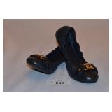 Black Tory Burch Ballet Flats Size 6 Shoes