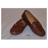 Brown Ralph Lauren Penny Loafers-Size 6