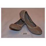 Gray Tory Burch Ballet Flats-Size 6