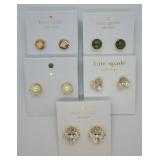 5 pcs. Kate Spade Designer Earrings