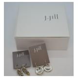 2 pcs. J. Jill Designer Earrgins NIB