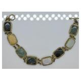 Sterling Silver Natural Stone Bracelet