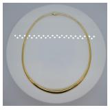 14k Gold Nova Collar Necklace