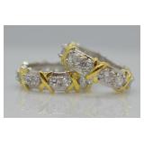 2 pcs. Matching Sterling & Gold Fill Rings