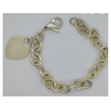 Sterling Silver Tiffany & Co. Cahrm Bracelet