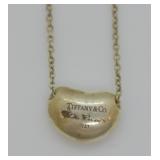 Sterling Silver Tiffany & Co. Bean Necklace
