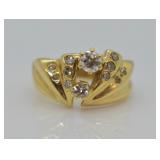 Custom Gold & Diamond Ring