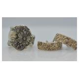 2 pcs. Sterling Silver Spoon Jewelry