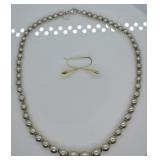 Sterling Silver Tiffany & Co. Necklace w/ Earrings