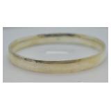 Heavy Sterling Silver Bangle Bracelet