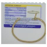 10k Gold Diamond Tennis Bracelet
