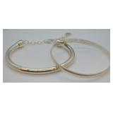 2 pcs. Sterling Silver Bracelets