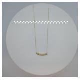 14k Gold Slide Pendant Necklace