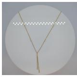 14k Gold & Seed Pearl Necklace