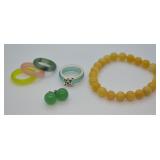 3 pcs. Natural Stone Jewelry