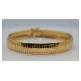 14k Italian Gold over Bronze Bracelet