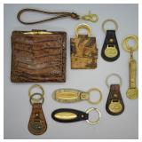 10 pcs. Brahmin Key Chain Fobs & Wallet