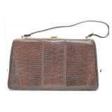 Vintage Sterling Genuine Lizard Purse