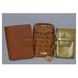 Lot of 2 Designer Cases,1 Wallet-Tory Burch,Brahmi
