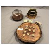 3pcs Primitive Tic-Tac-Toe, McCoy +