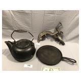 3pcs Cast Iron & Cherry Pitter