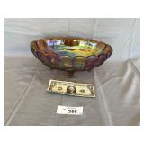 Large Carnival fruit bowl