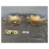 2pcs Iris & Herringbone Carnival Bowls