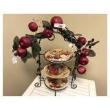 4pcs Metal rack & 3 plates