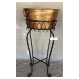 Metal Stand with copper bucket
