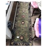 Olive Carpet Runner 92"L x 26"W