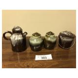 4pcs mini stone ware set