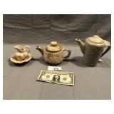 3pcs Frankoma Pitcher, TN pottery +