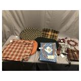 Large lot of Kitchen linens place mats ++