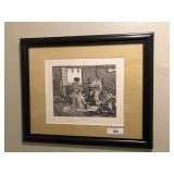 Etching? A Japaneese Toilet by Girard