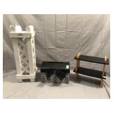3pcs, décor items, comments box, shelf +