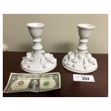 Early pair of Made in Italy Candle holders