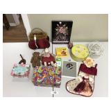 (13) pcs various décor & collectables