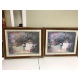(2) Bettie Felder Victorian-style prints