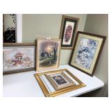 6 pcs five prints & one frame