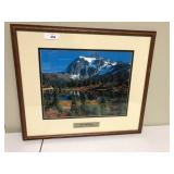 Mt. Shuskan Photo in frame by J. Monserrate