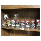 10pcs of vintage collectors glasses Star Trek ++