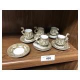 Rare Set of 5 R. Capodimonte, Nude Churab