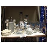 Ceramic and glass vintage décor