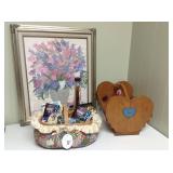 Lavender and blue lot