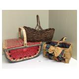 Trio of baskets