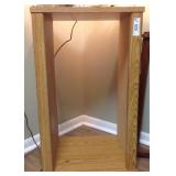 Small oak colored coffee table