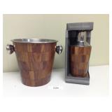 Wooden trim barware