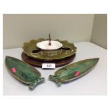 Vintage glass and ceramic dishes